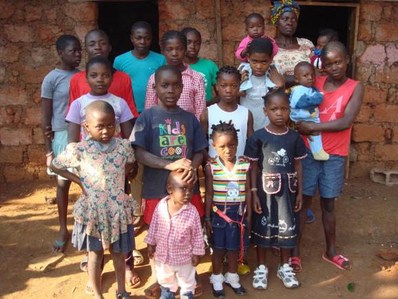 Orphelins bénéficiaires du projet TeleFood